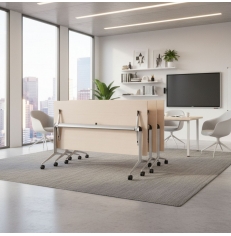 Mesa Plegable con Ruedas para Oficina Trama 80 de Actiu