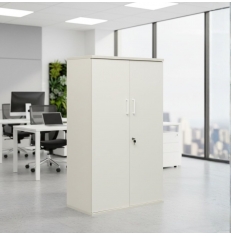 Armario Madera Puertas Abatibles Oficina 150x90 cm de Kunna