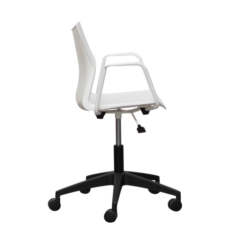 Silla Blanca Giratoria Tenzing de Somomar - Montiel