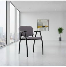 Silla Confidente Oficina LEO 2 Tapizada Montiel