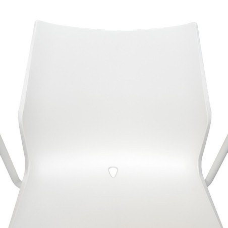 Silla Blanca Giratoria Tenzing de Somomar - Montiel