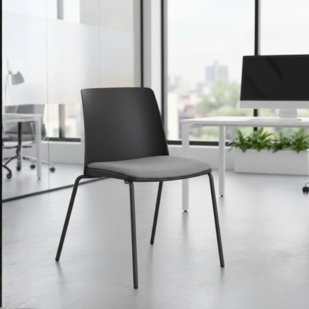 ▷ Silla Confidente Acuario Asiento Tapizado de Kunna - Montiel