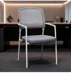 Silla Confidente Malla Gris Nairobi de Euromof