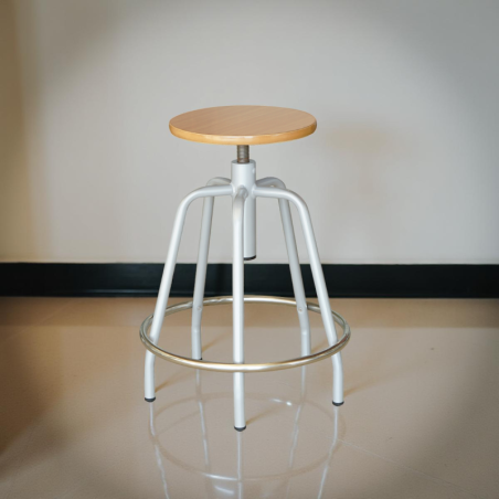 Taburete con Reposapiés Mod. Newton Educación By Kunna