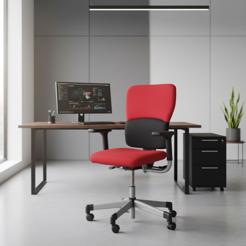 ▷ Silla Ergonómica LET'S B 【 Steelcase 】Brazos Fijos | Montiel