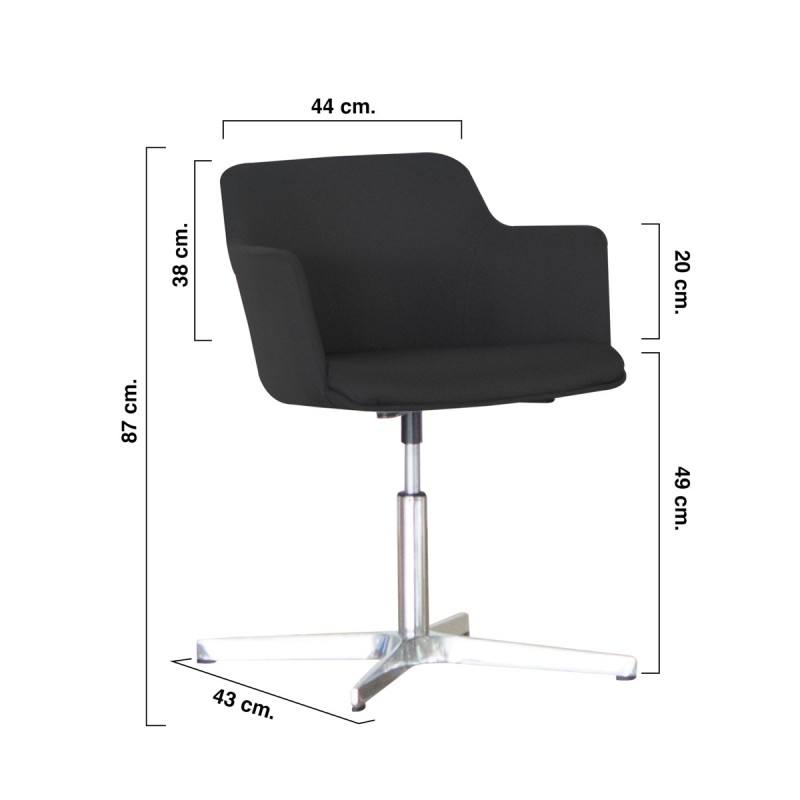 Silla Giratoria Oficina Cappa de Forma 5 - Montiel