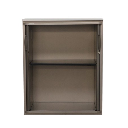 Armario Puertas Persiana Metálico Gris MM - Montiel