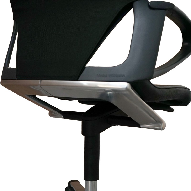 Sillón Oficina Negro de Piel Modus de Wilkhahn - Montiel