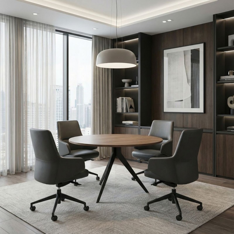 Mesa Reuniones Redonda Ø120 cm. Orta de Bogal - Montiel