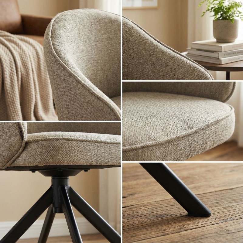 Pack Mesa Redonda Butacas y Aparador de Bogal - Montiel