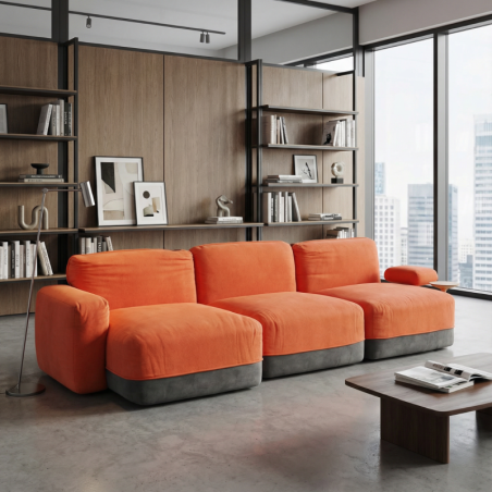 Sofá Bicolor 3 Plazas de Sancal - Montiel