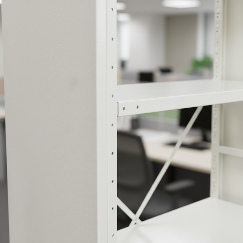 Estantería Blanca 210x90x30 cm. MM1734 - Montiel