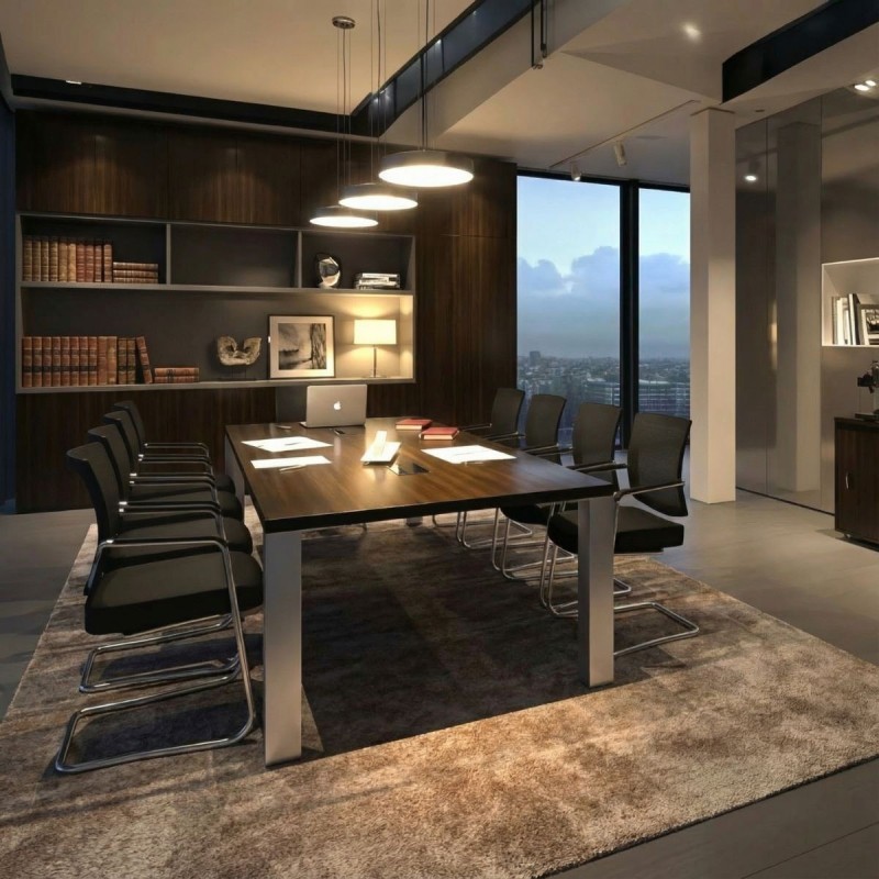 Mesa Reuniones 200x100 cm. Senda de Euromof - Montiel