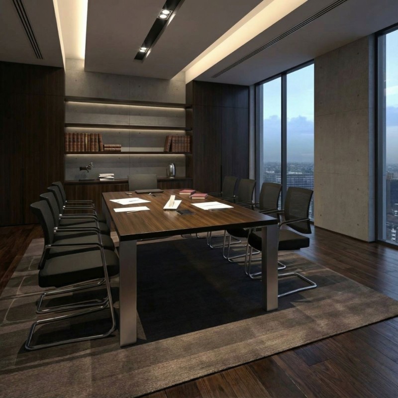 Mesa Reuniones 200x100 cm. Senda de Euromof - Montiel