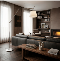 Lámpara Pie Tolomeo Mega de Artemide