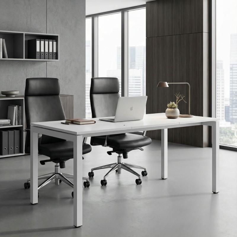 Escritorio Madera Blanco Tec de Dynamobel - Montiel