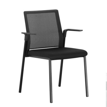 Silla Confidente Malla Plural de Forma 5 - Reoffice