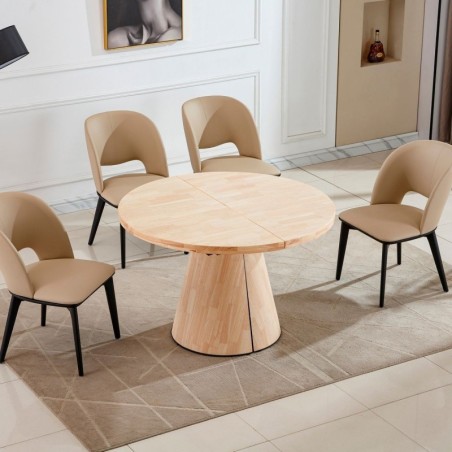 Mesa Extensible Redonda 120-160-200 cm. Savana - Montiel