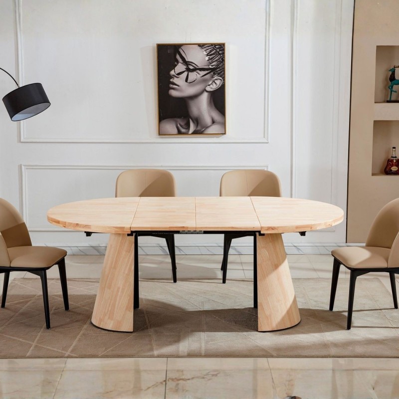 Mesa Extensible Redonda 120-160-200 cm. Savana - Montiel