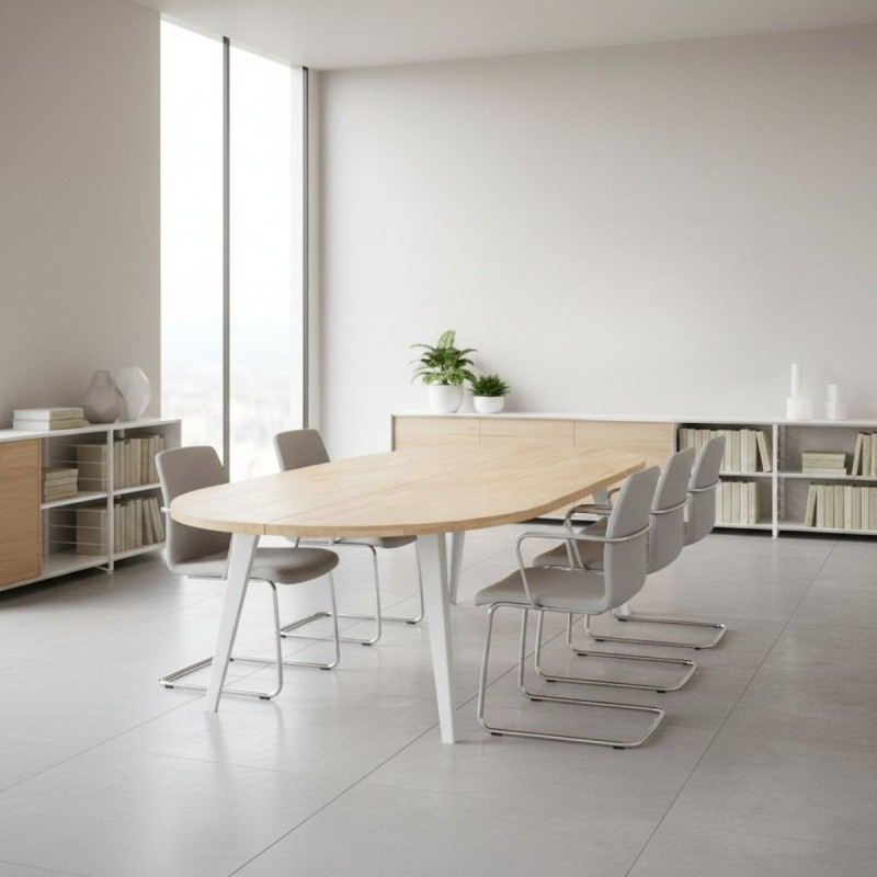 Mesa Reuniones Extensible 100-140-180 cm. Vetra-E - Montiel