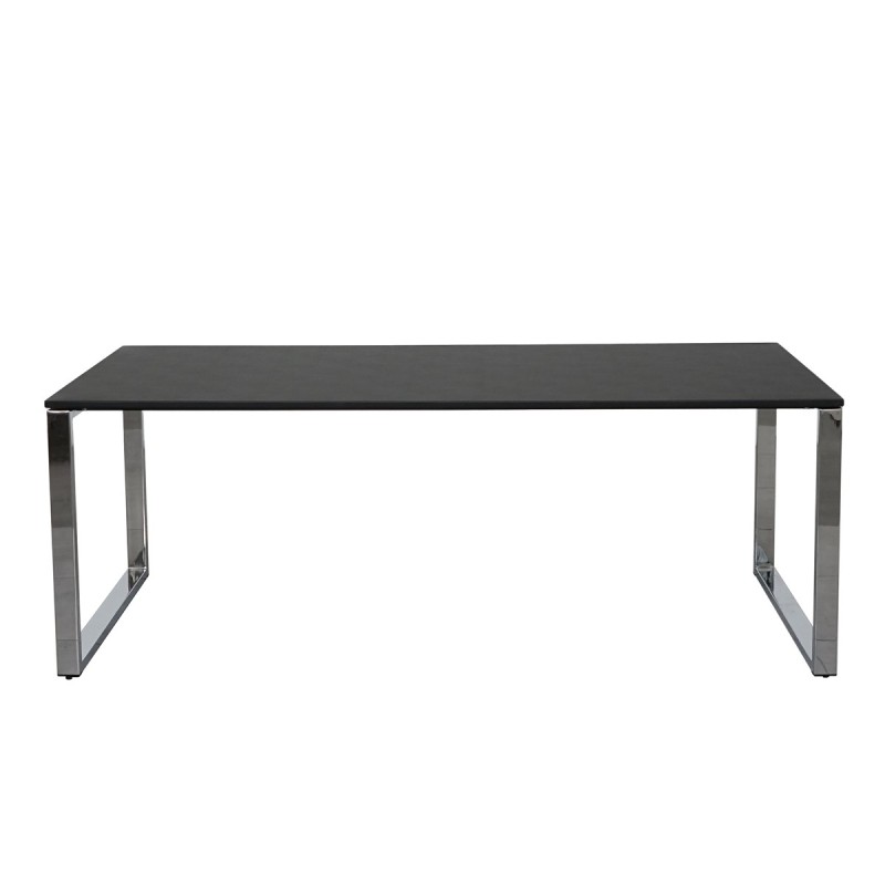 Mesa Oficina de Despacho Tapizada en Negro de Ofitres - Montiel