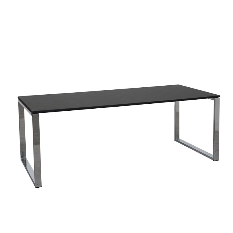 Mesa Oficina de Despacho Tapizada en Negro de Ofitres - Montiel