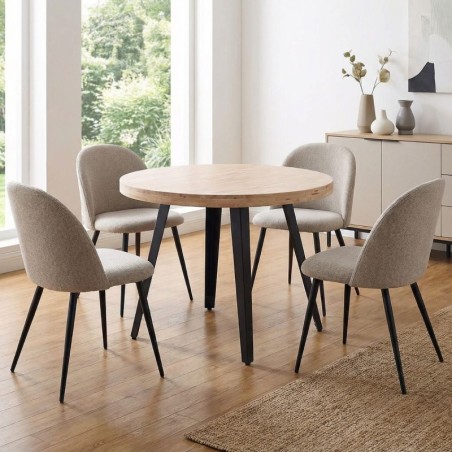 Mesa Reuniones Fija Berg 100x100 cm. - Montiel