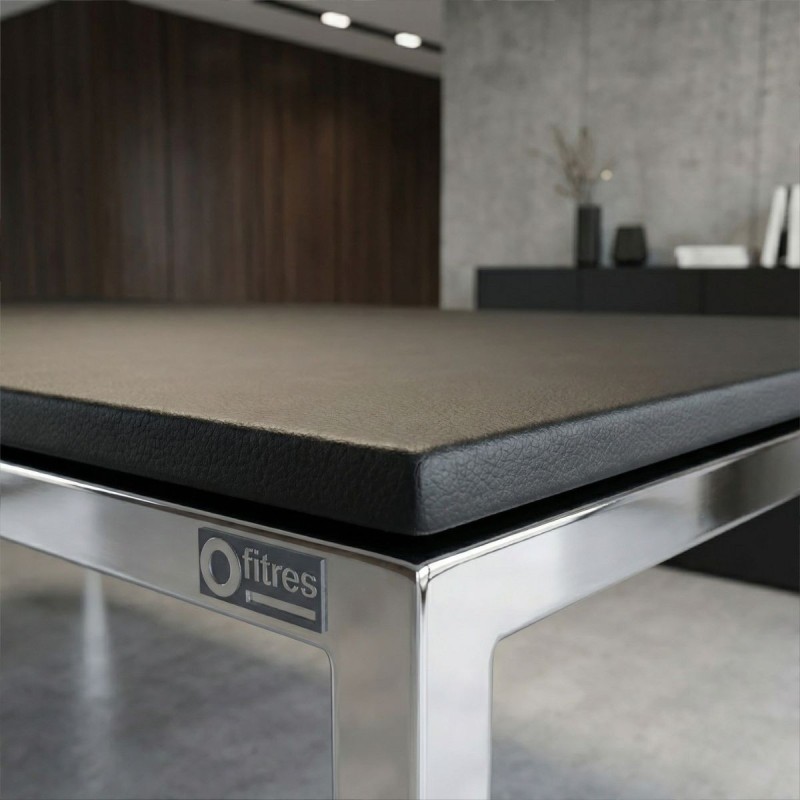 Mesa Oficina de Despacho Tapizada en Negro de Ofitres - Montiel