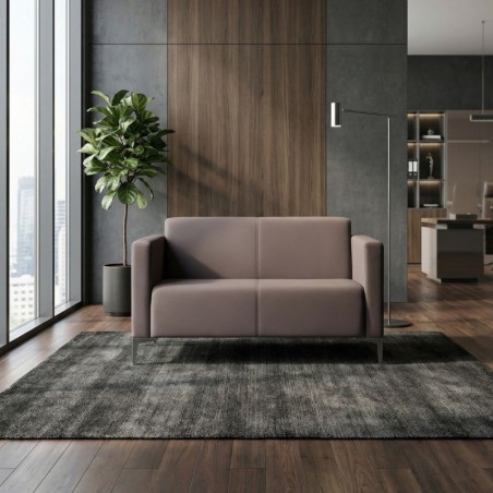 Sofá Recepción Gris de 2 Plazas de Techo - Montiel