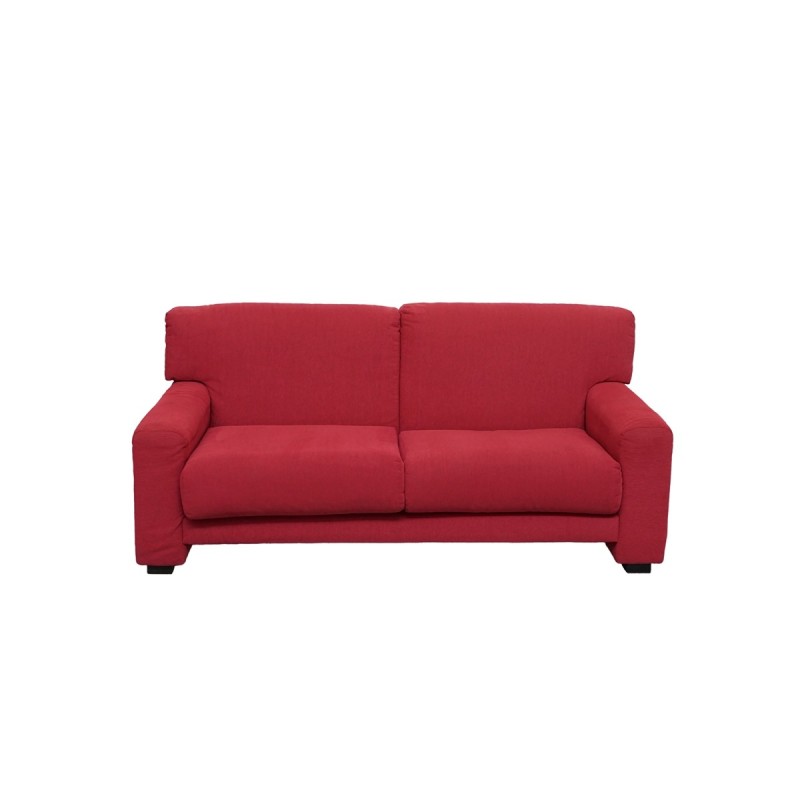 Sofá Tela Rojo Coral MM1754 - Montiel
