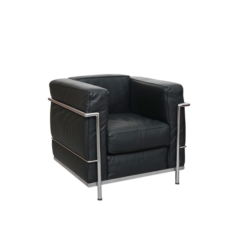 Sillón Confidente Piel LC2 Le Corbusier de Cassina - Montiel