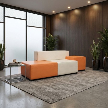 Sofá Bicolor de Espera MM1758 de Montiel - Montiel