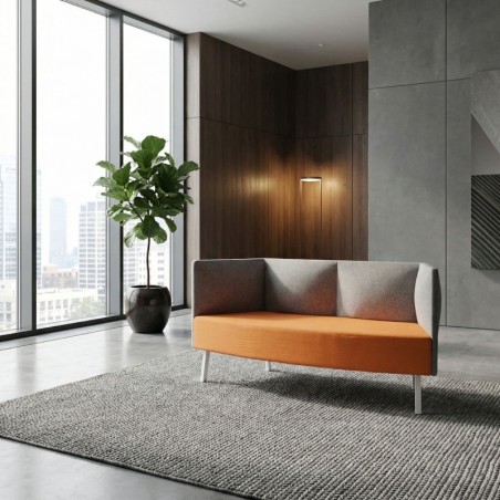 Sofá Oficina en Tela para Recepción de Cumulus - Montiel