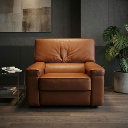 Sofá Individual Relax Marrón MM1760 - Montiel