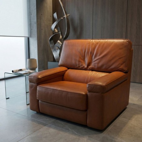 Sofá Individual Relax Marrón MM1760 - Montiel