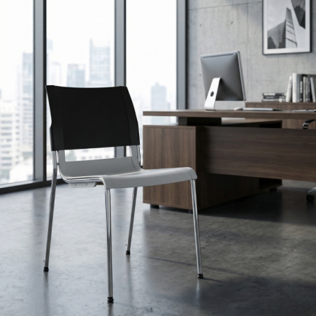 Silla Escritorio sin ruedas Pol de Akaba - Montiel