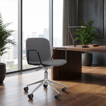 Silla Confidente Oficina Gris Vent de Ofita - Reoffice