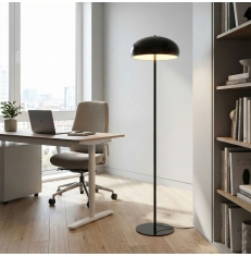 Lámpara de Pie Metálica Negra Catalina de EfectoLED