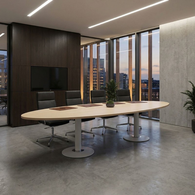 Mesa de Reuniones de Madera 320x120 cm. MM1765 de Montiel