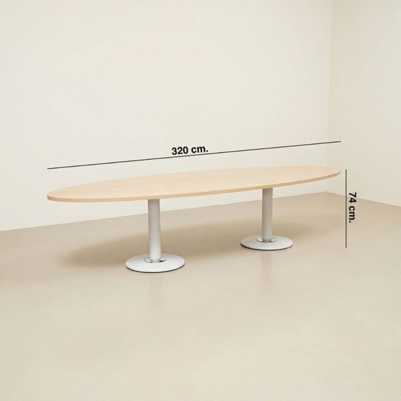 Mesa de Reuniones de Madera 320x120 cm. MM1765 de Montiel