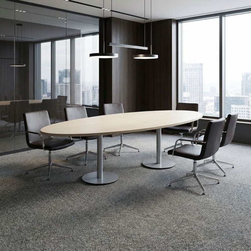 Mesa Sala de Juntas de Madera 260x120 cm. MM1766 de Montiel