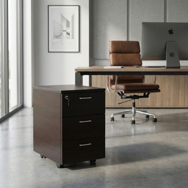 Cajonera Madera de Oficina Wengué de Actiu - Montiel