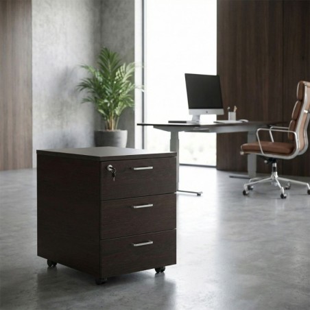 Cajonera Madera de Oficina Wengué de Actiu - Montiel