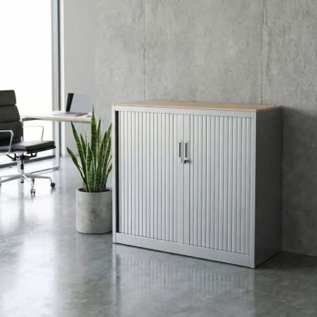 Armario Oficina Metálico Gris 102x120 cm. de Actiu - Montiel