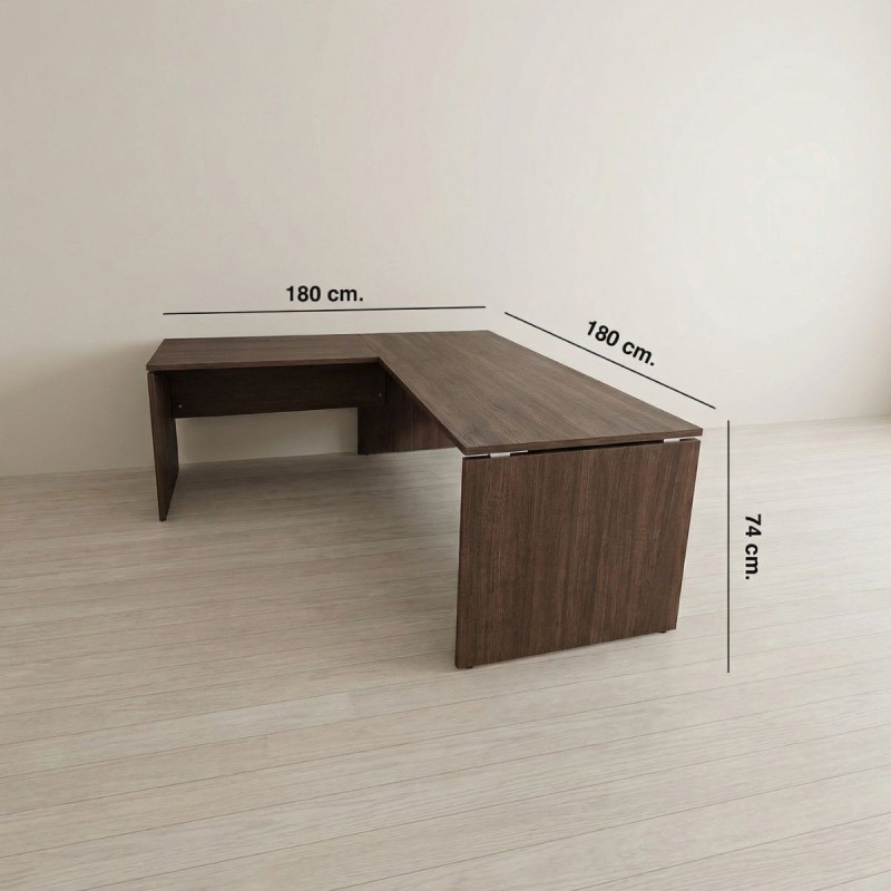 Escritorio en L Wengué de Herpesa - Montiel