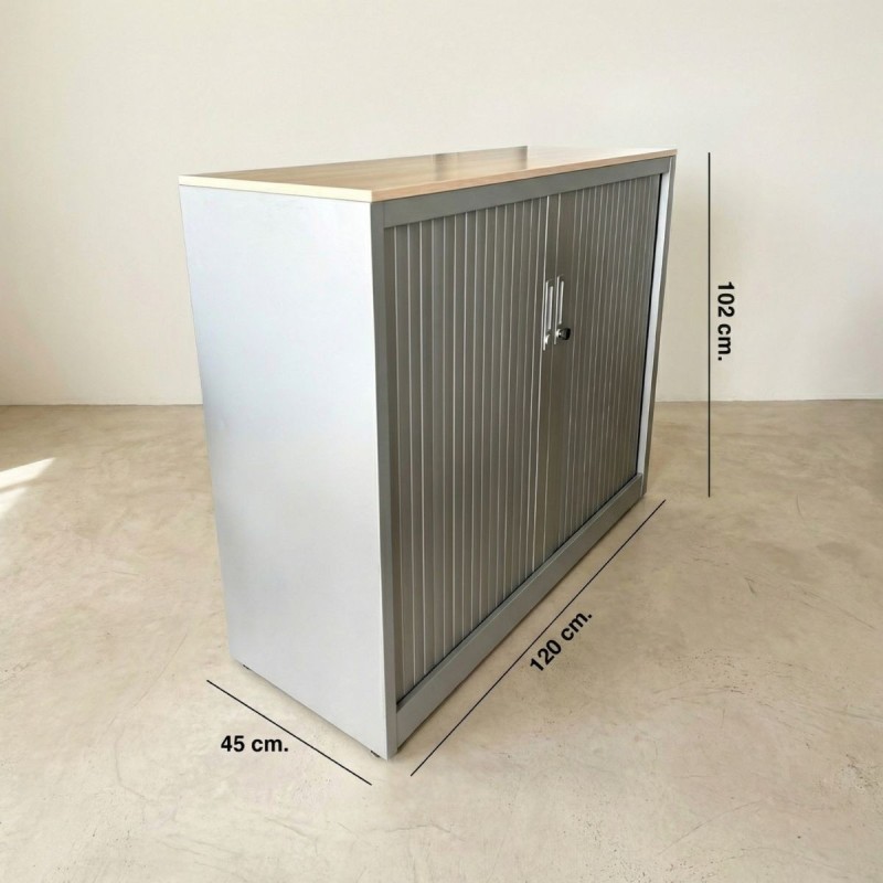 Armario Oficina Metálico Gris 102x120 cm. de Actiu - Montiel