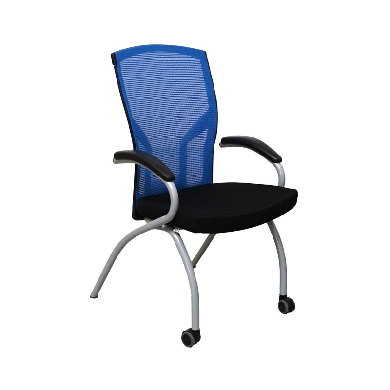 Silla Salas de Espera Malla Azul de Grupo Kat - Montiel