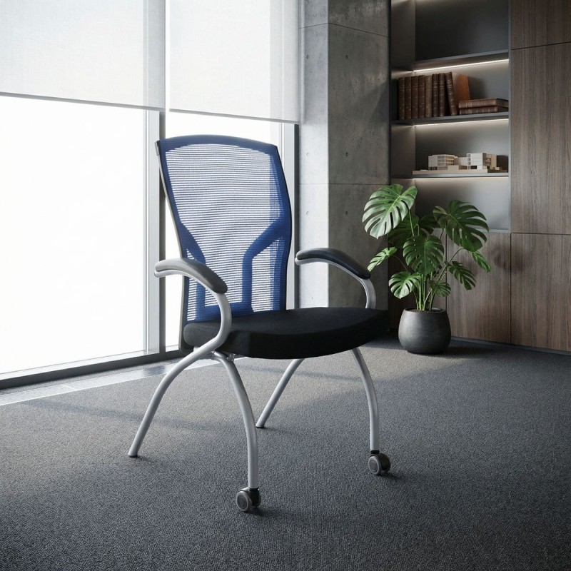 Silla Salas de Espera Malla Azul de Grupo Kat - Montiel