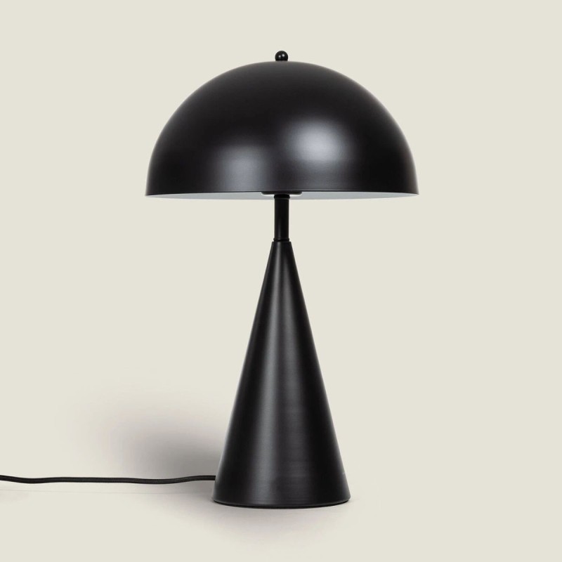 Lámpara de Mesa Oficina de Metal Negra Shimo - Montiel