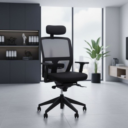 Silla Ergonómica JM Respaldo Malla de Kunna - Montiel